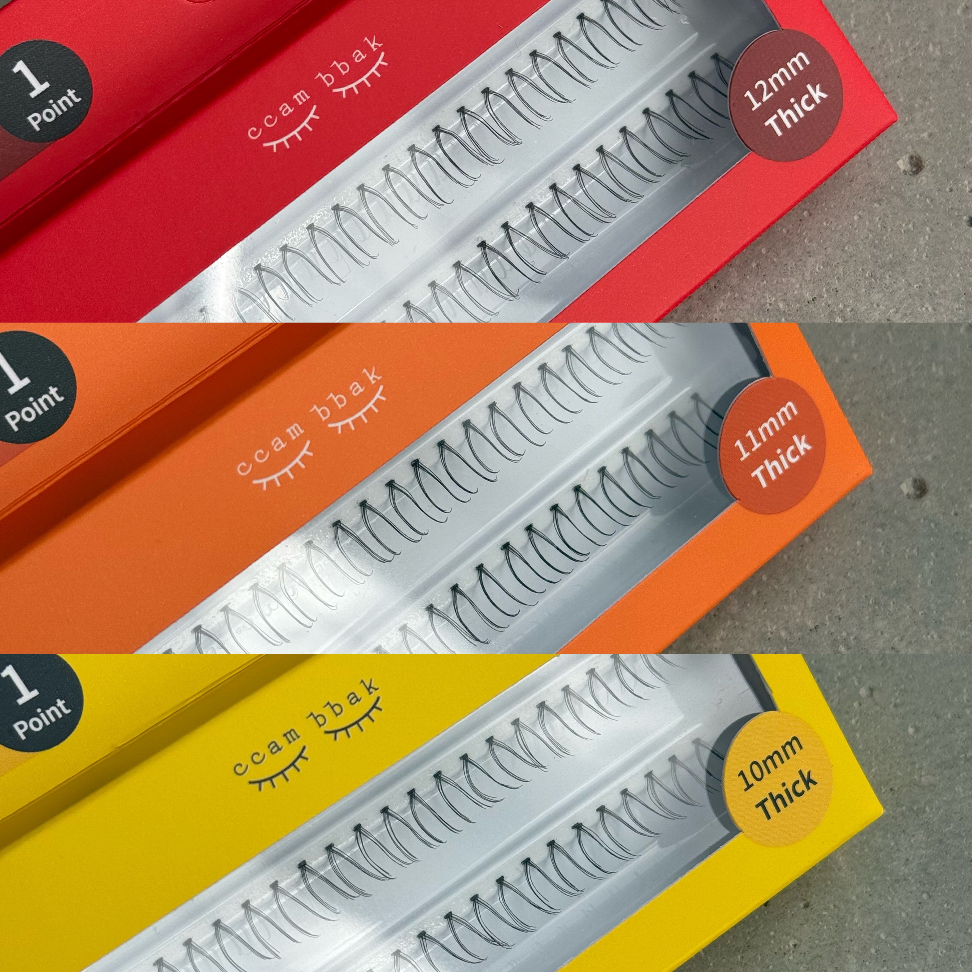 eyelash 10mm deep yellow/CCAM BBAK/つけまつげを使ったクチコミ（2枚目）