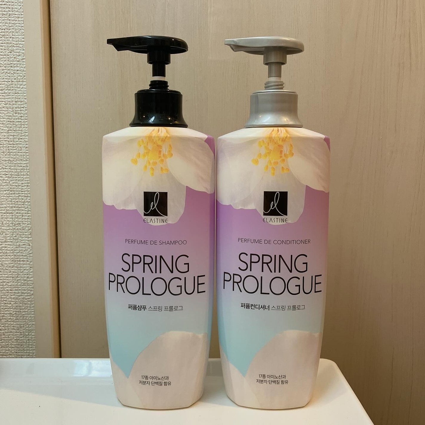 パフュームシャンプー&コンディショナー/エラスチン/シャンプー・コンディショナーを使ったクチコミ(1枚目)