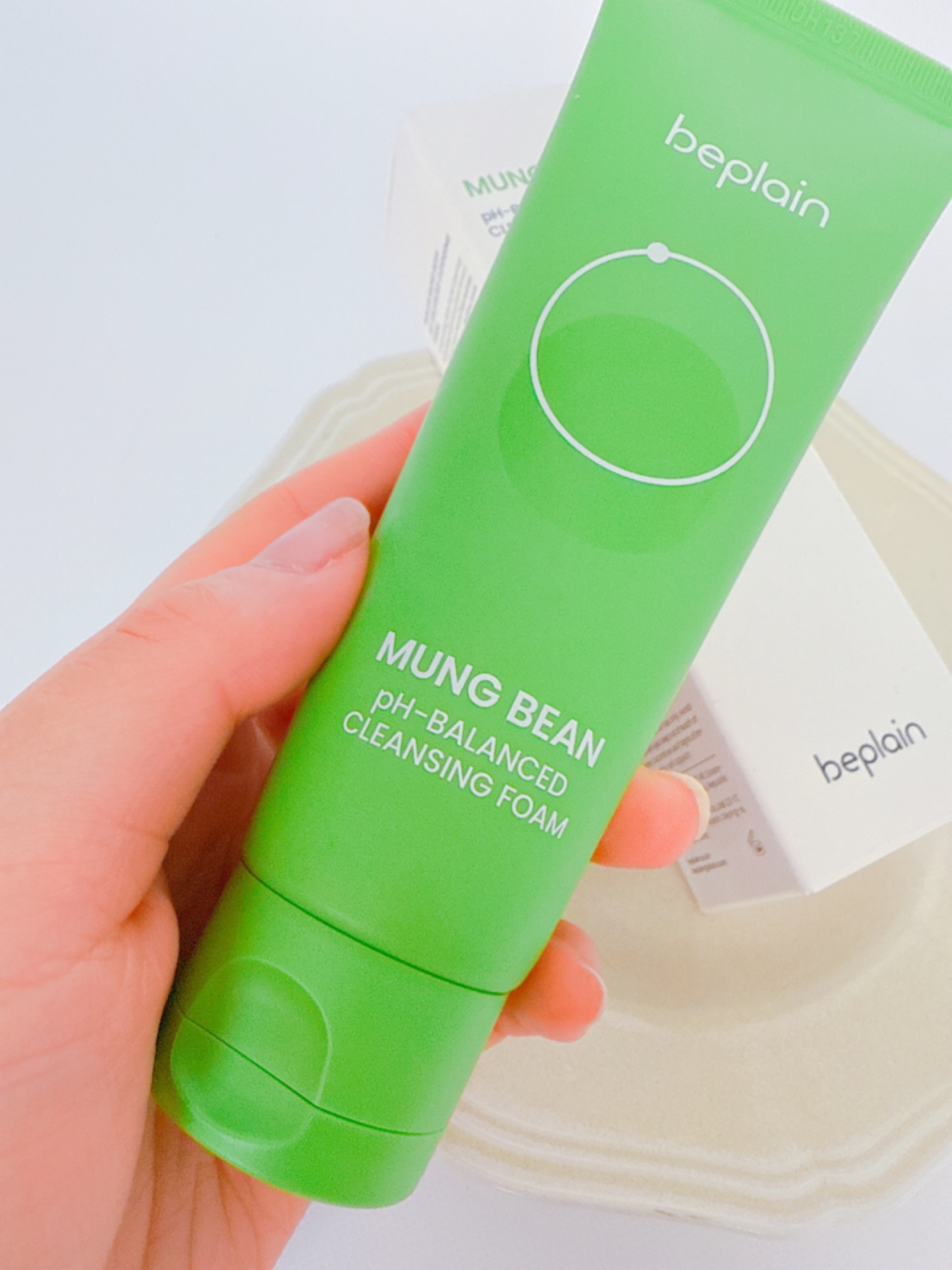緑豆弱酸性洗顔フォーム/beplain/洗顔フォームを使ったクチコミ（2枚目）