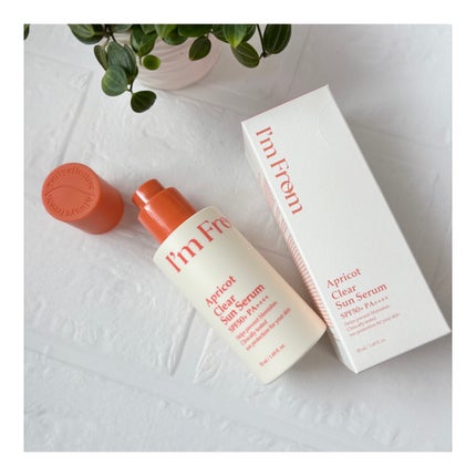 アプリコットクリアサンセラム/I'm from/日焼け止めローションを使ったクチコミ(1枚目)