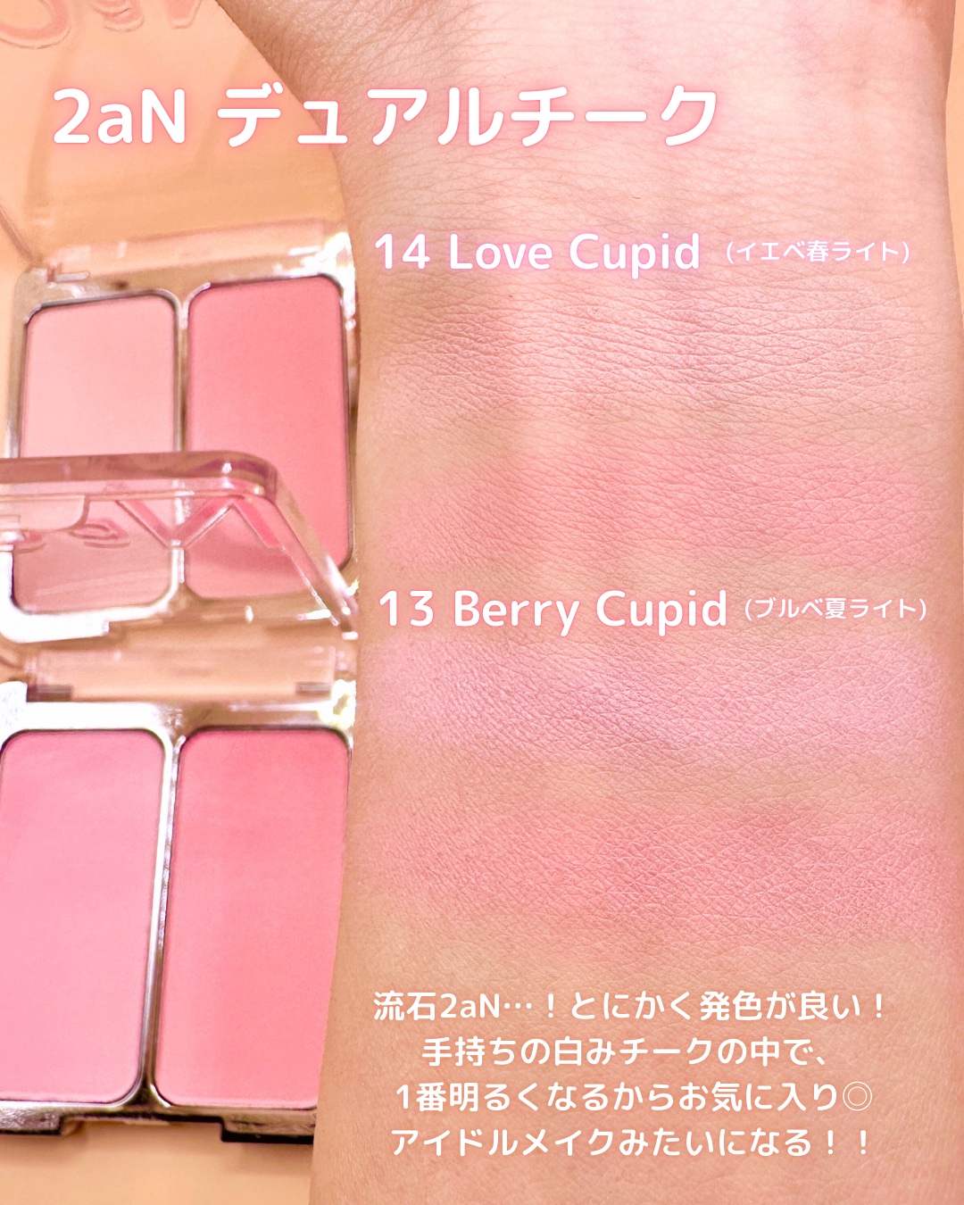 デュアルチーク/2aN/パウダーチークを使ったクチコミ（2枚目）