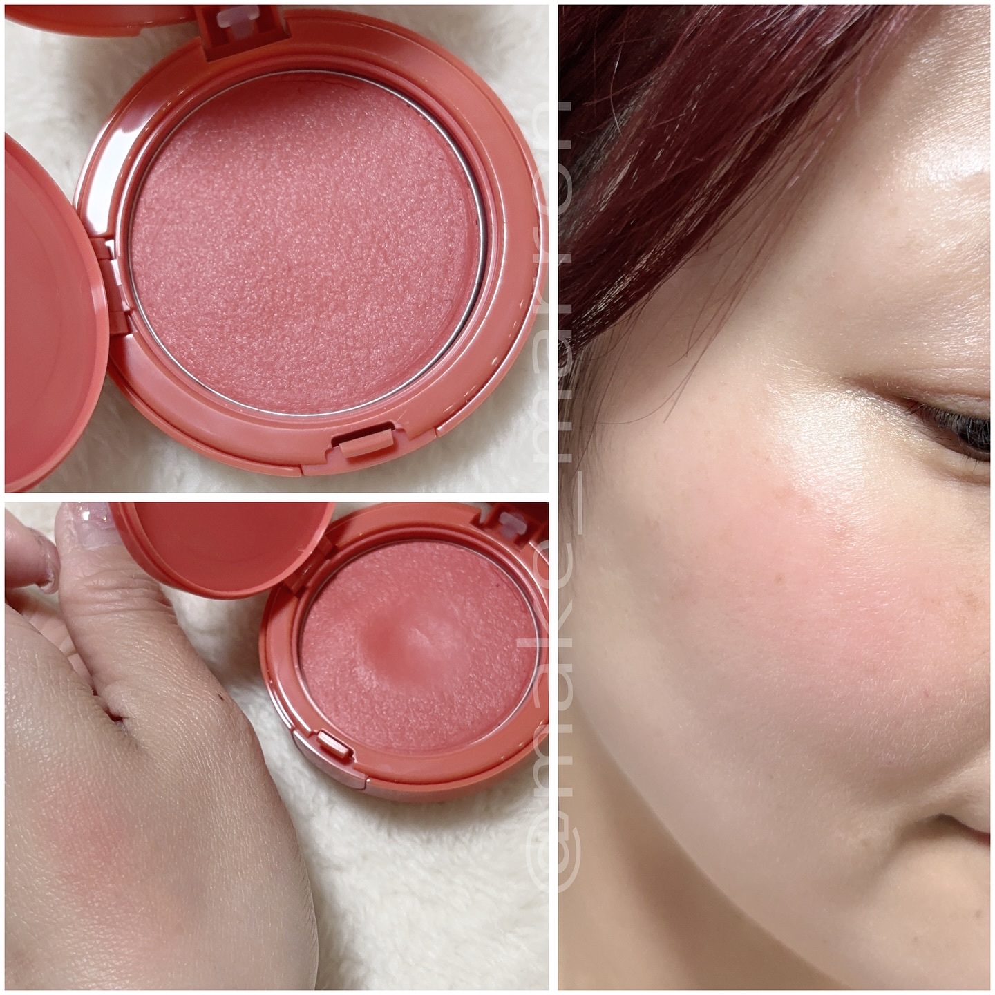 フラッフィーベルベットクッションチーク /TFIT/ジェル・クリームチークを使ったクチコミ（3枚目）