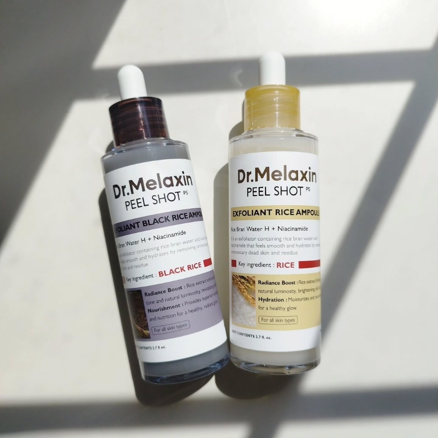 白米ピールショットゴマージュアンプル/Dr.Melaxin/美容液を使ったクチコミ（1枚目）