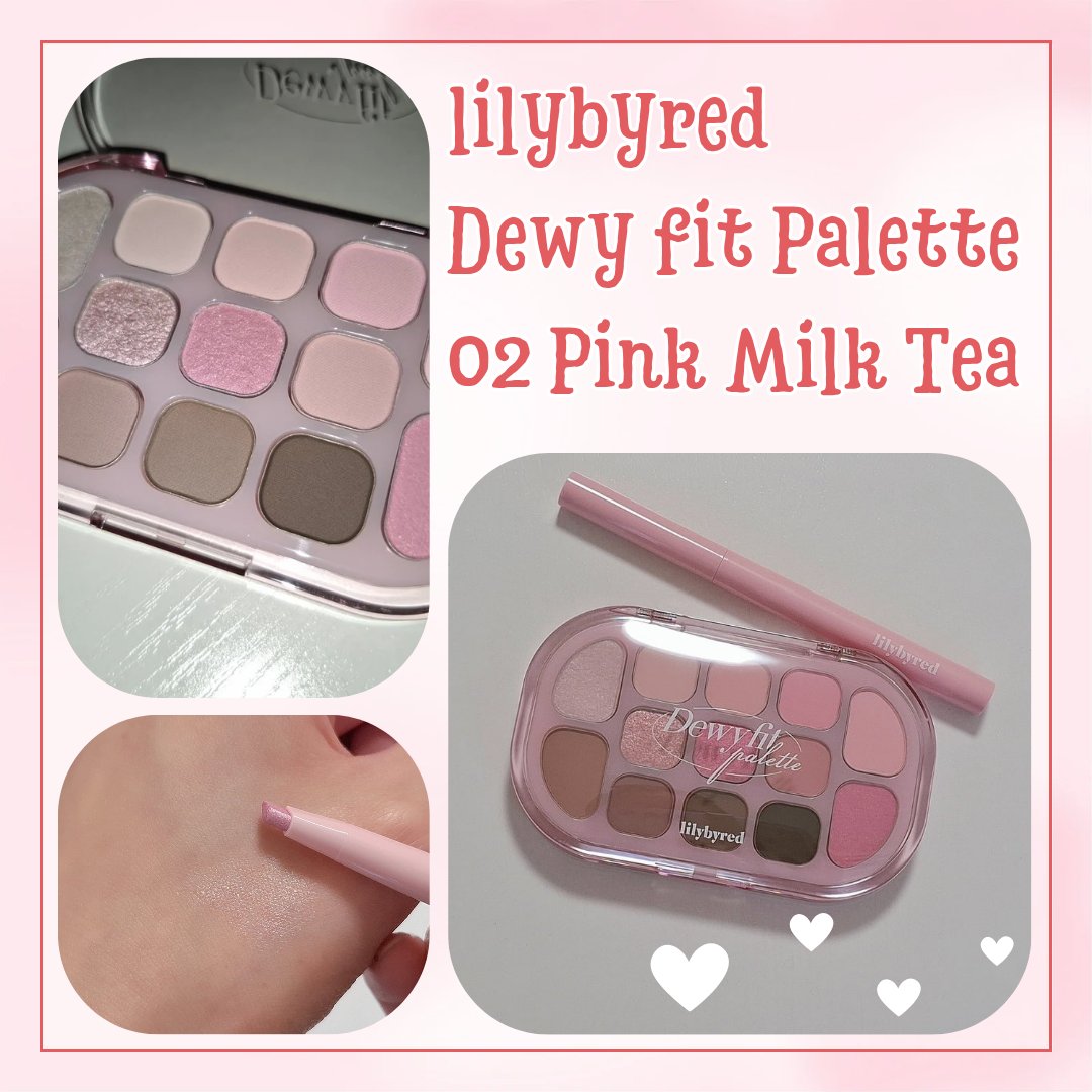 Dewy Fit Palette/lilybyred/アイシャドウパレットを使ったクチコミ（2枚目）