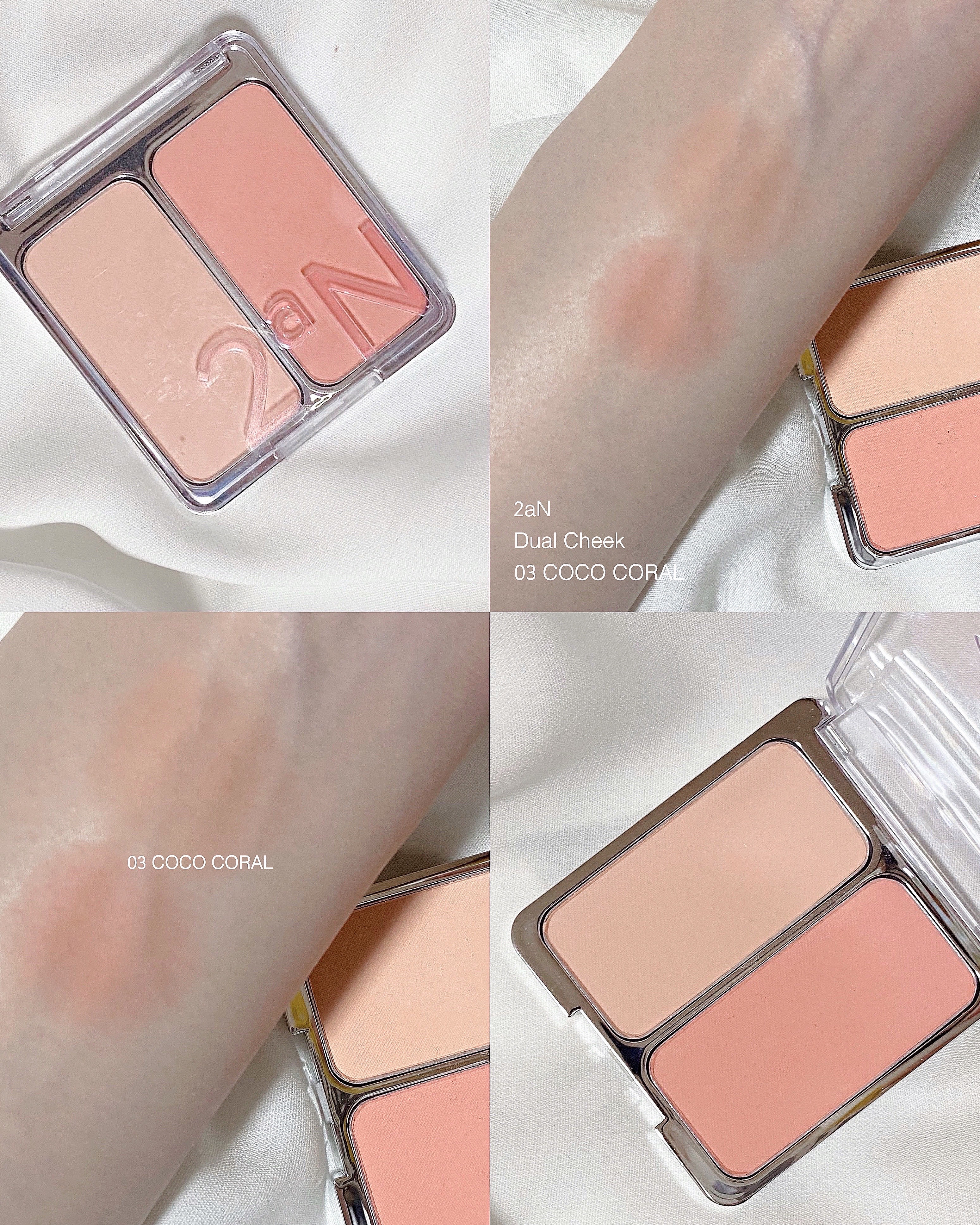 デュアルチーク 【旧】03 コココラール/2aN/パウダーチークを使ったクチコミ（1枚目）