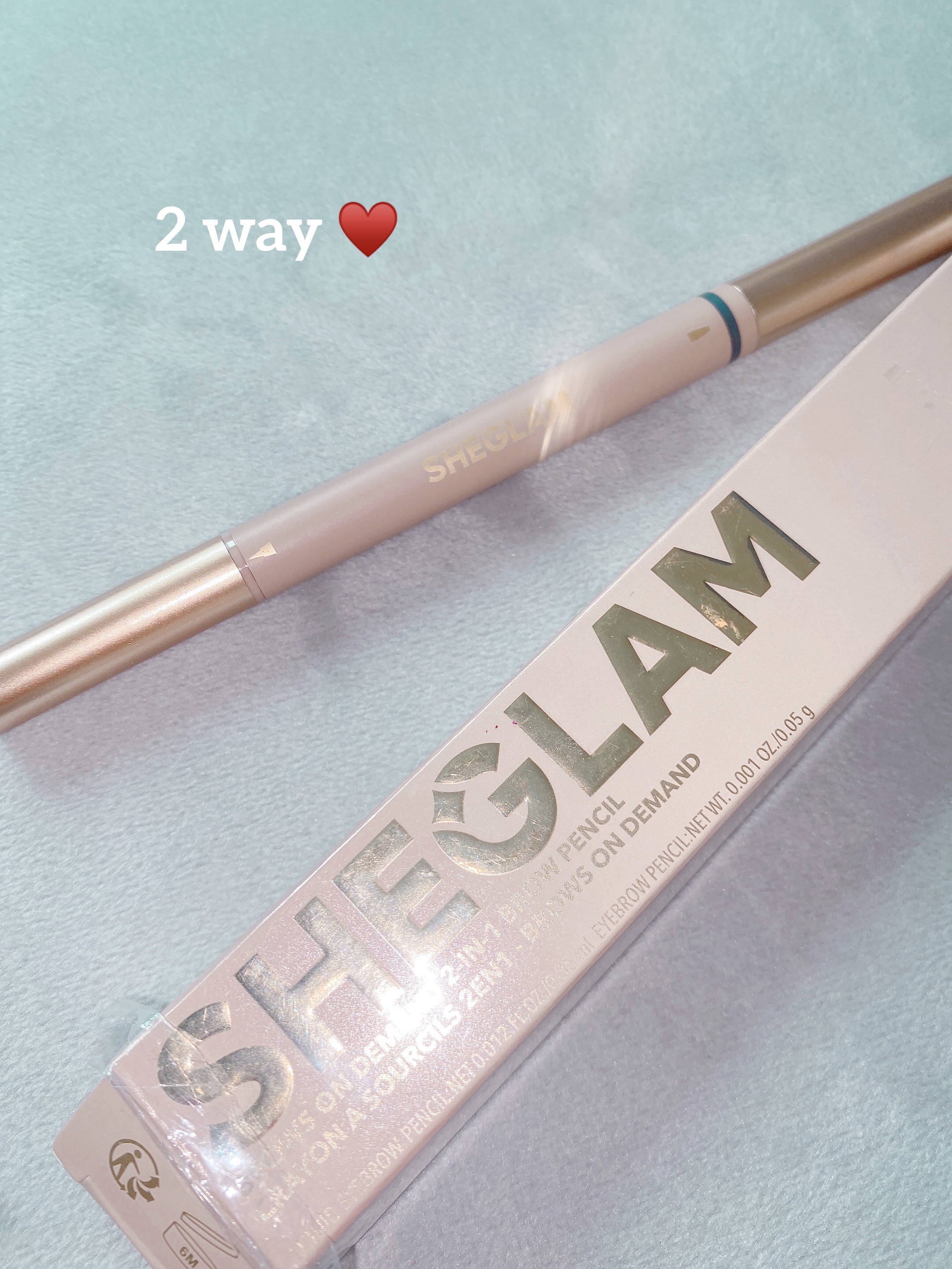 ブロウオンデマンド 2IN1ブロウペンシル/SHEGLAM/アイブロウペンシルを使ったクチコミ（1枚目）