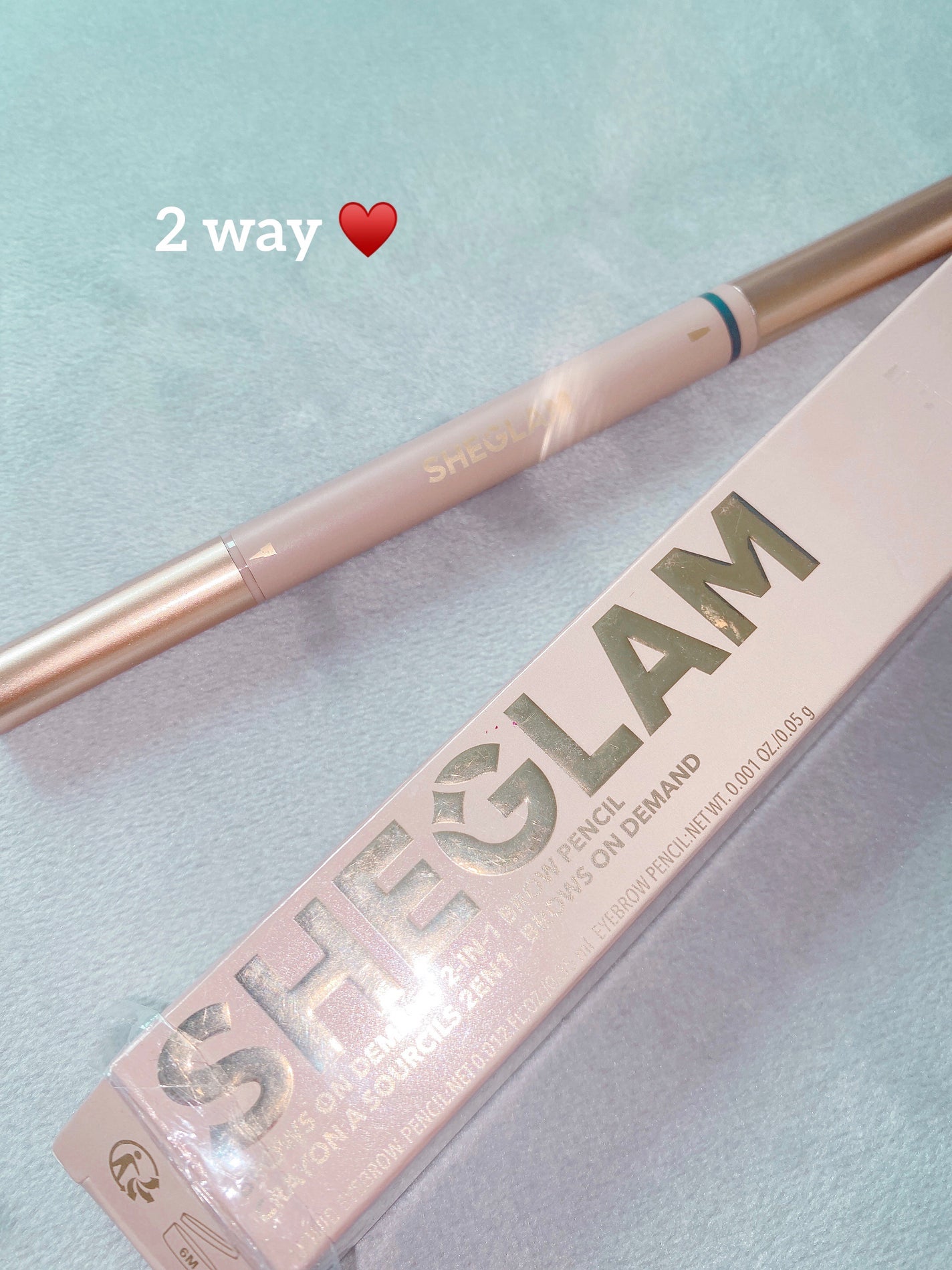 ブロウオンデマンド 2IN1ブロウペンシル/SHEGLAM/アイブロウペンシルを使ったクチコミ(1枚目)