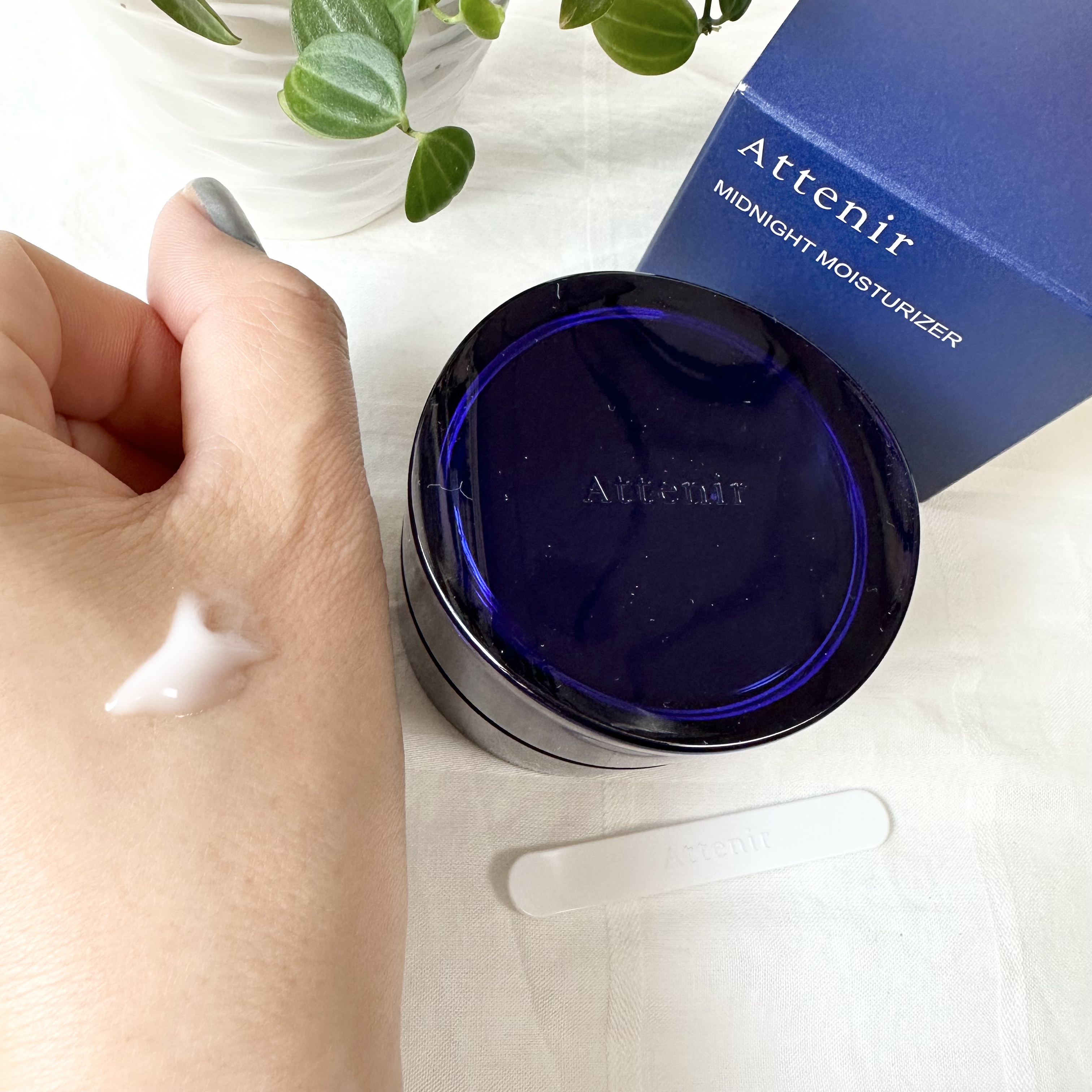 アテニア ミッドナイトモイスチャライザー/アテニア/フェイスクリームを使ったクチコミ（3枚目）