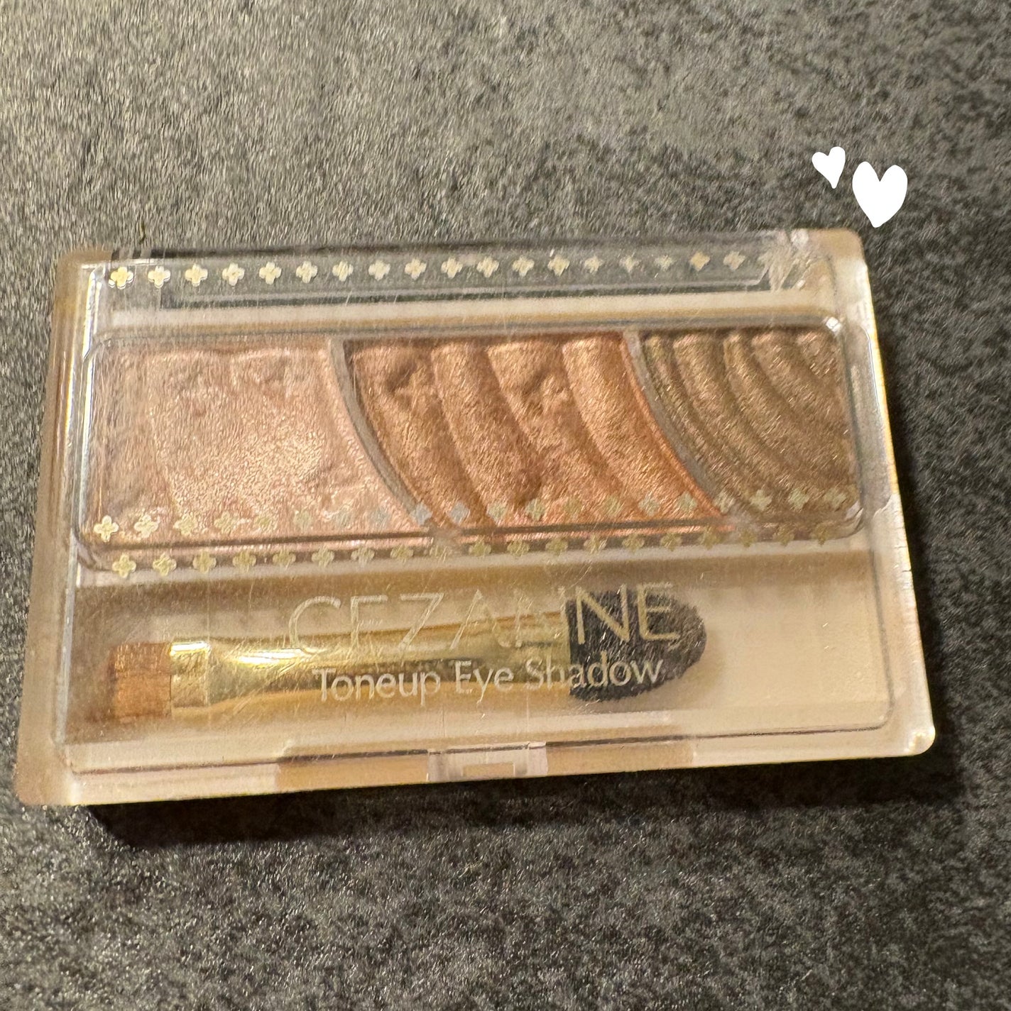 トーンアップアイシャドウ/CEZANNE/アイシャドウパレットを使ったクチコミ(1枚目)