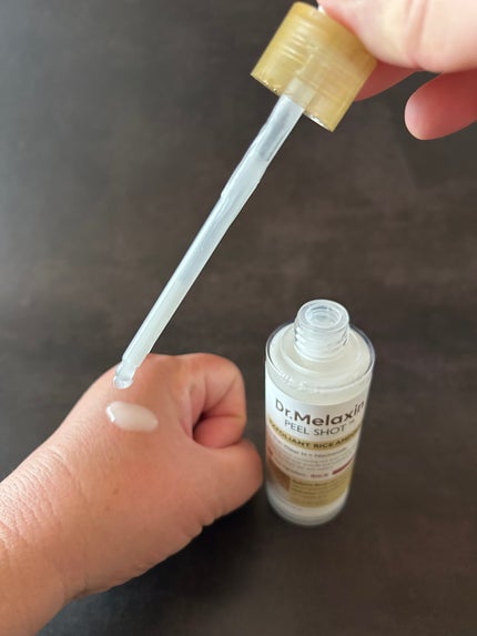 白米ピールショットゴマージュアンプル/Dr.Melaxin/美容液を使ったクチコミ(2枚目)