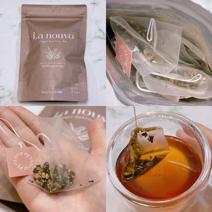 ラヌボ 韓国 美容プロテイン シェイク 黒ごま味/La nouvo/その他プロテインを使ったクチコミ(4枚目)