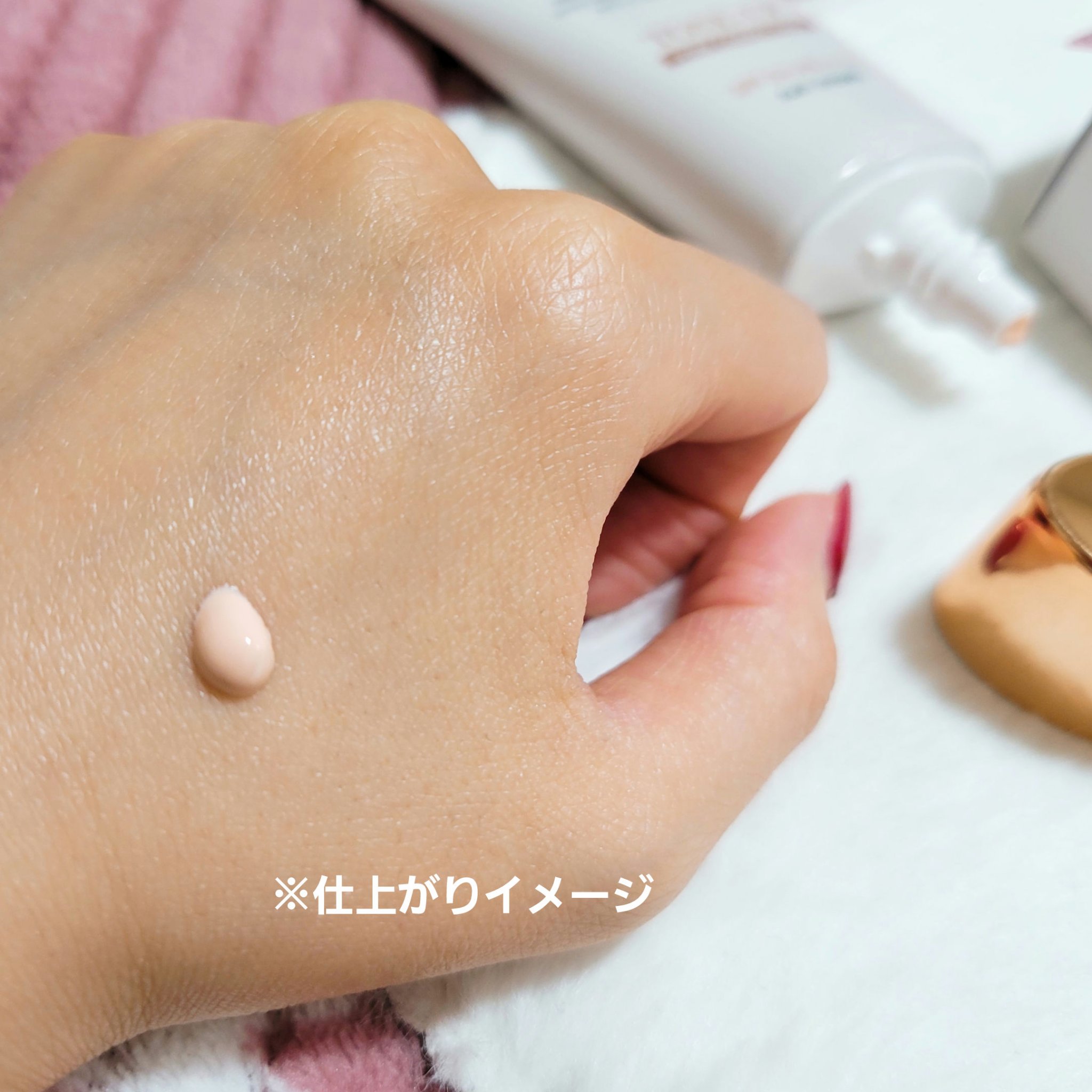 ウォータフルトーンアップサンクリーム/ダルバ/日焼け止めクリームを使ったクチコミ（3枚目）