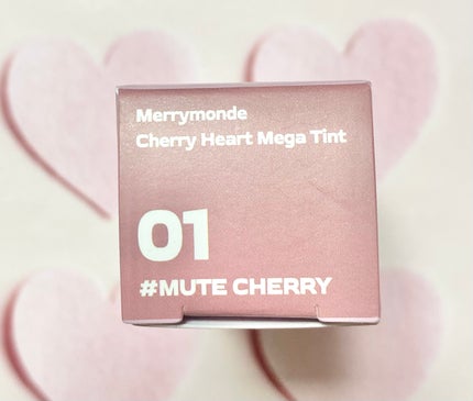 チェリーハート メガティント/Merrymonde/リップティントを使ったクチコミ(2枚目)
