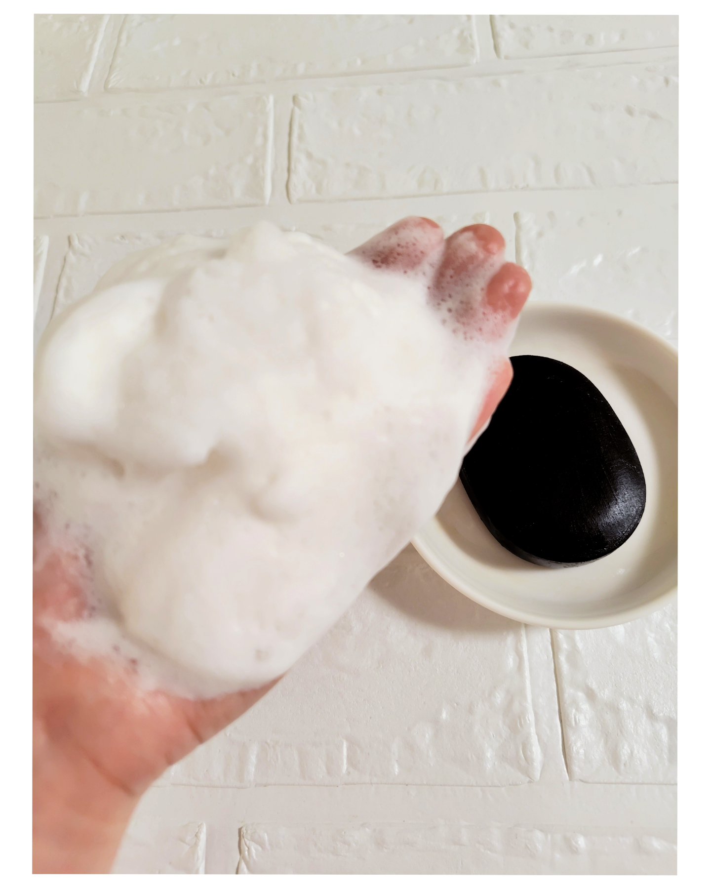 ビューティーホワイト石鹸/松田医薬品/洗顔石鹸を使ったクチコミ（3枚目）