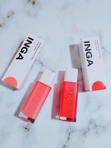 ウォーターグローリップティント/INGA/リップティントを使ったクチコミ(2枚目)