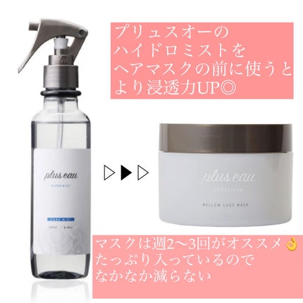 ハイドロミストN/plus eau/アウトバストリートメントを使ったクチコミ(4枚目)