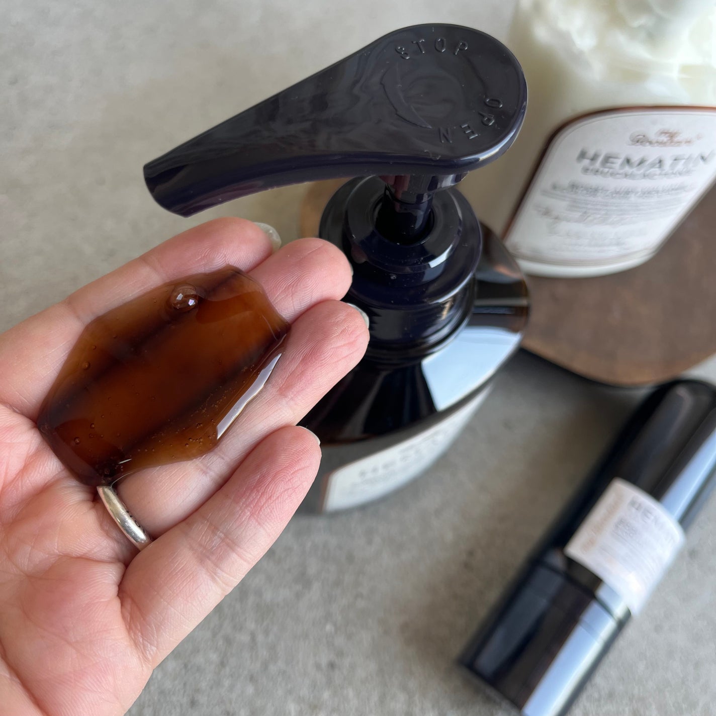 ヘマチン ブースター シャンプー /トリートメント ペアー&ムスクの香り/マイブースターズ/市販シャンプーを使ったクチコミ(2枚目)