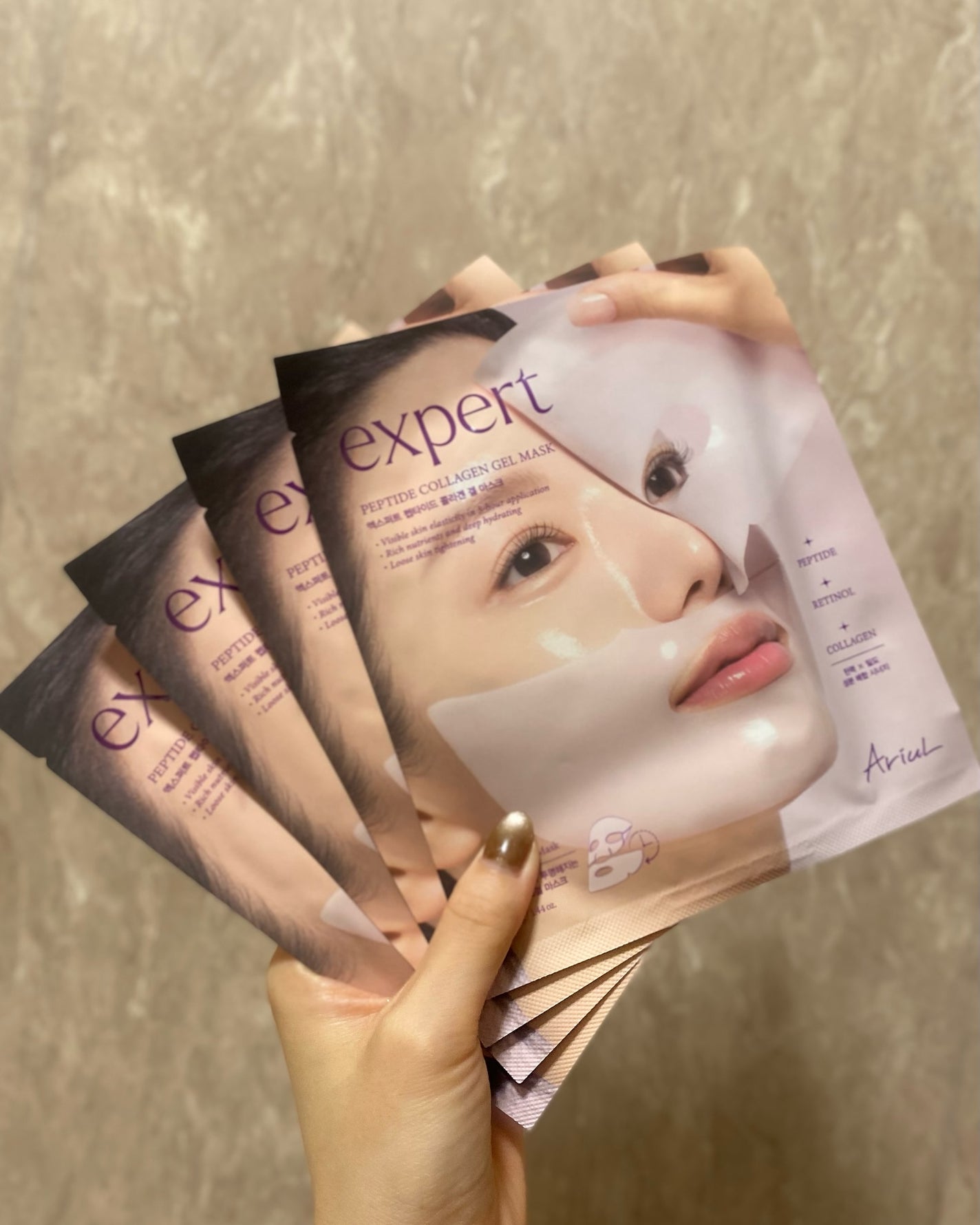 アリウル エキスパート ペプチドコラーゲンゲルマスク/Ariul/シートマスク・パックを使ったクチコミ(2枚目)