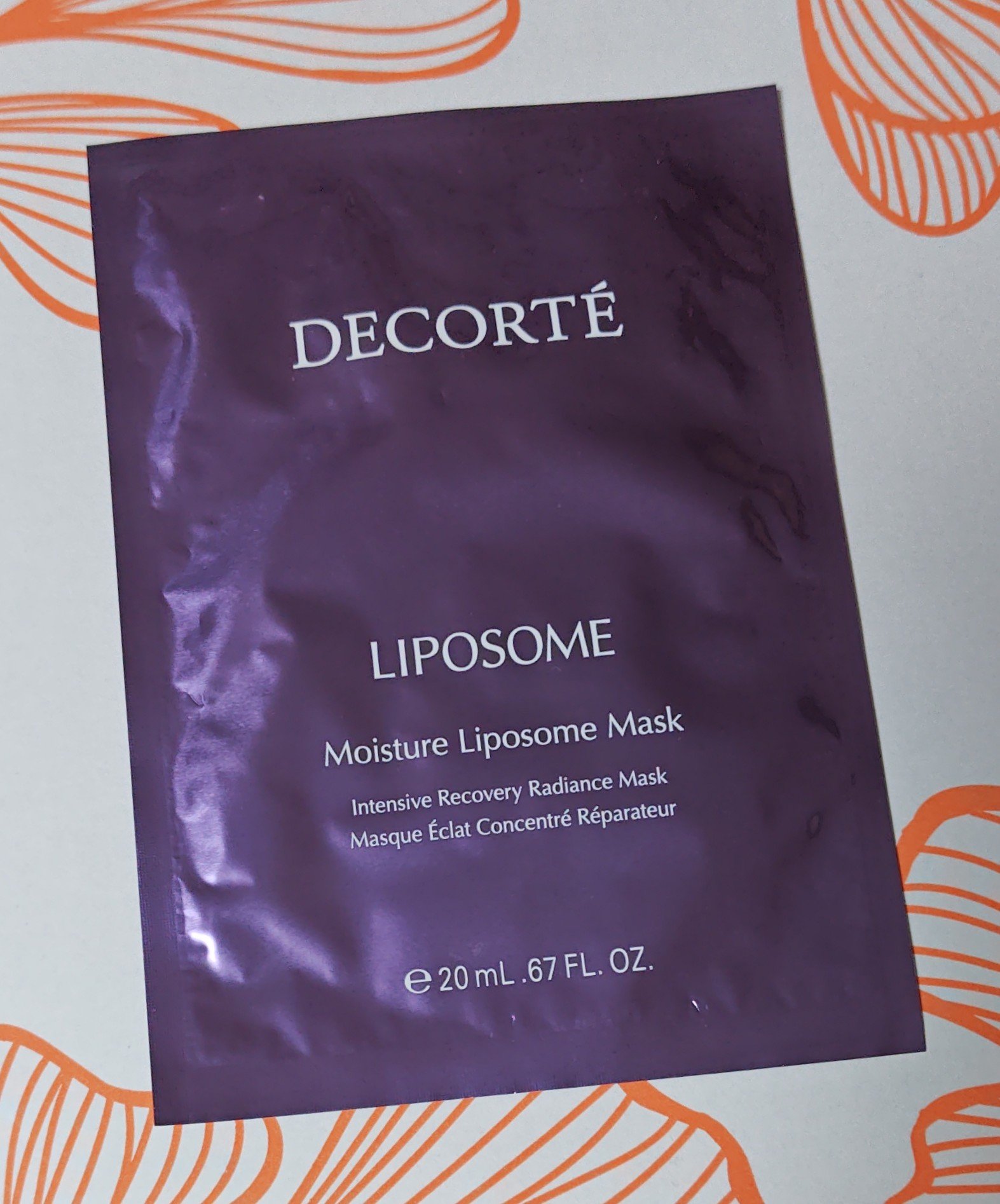 モイスチュア リポソーム マスク/DECORTÉ/シートマスク・パックを使ったクチコミ（1枚目）