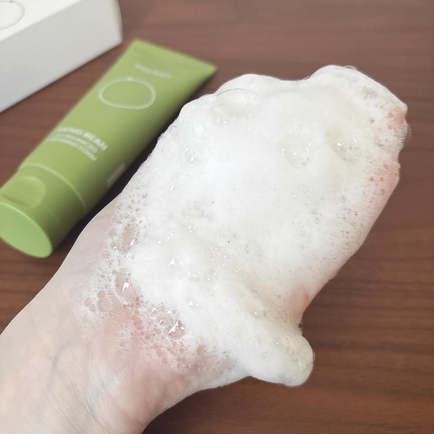 緑豆弱酸性洗顔フォーム/beplain/洗顔フォームを使ったクチコミ（3枚目）