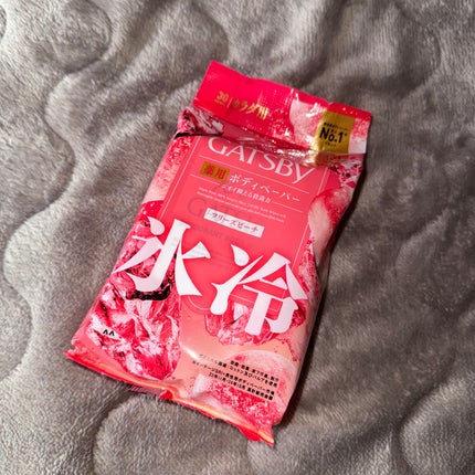 アイスデオドラント ボディペーパーN フリーズピーチ/ギャツビー/ボディシートを使ったクチコミ(1枚目)