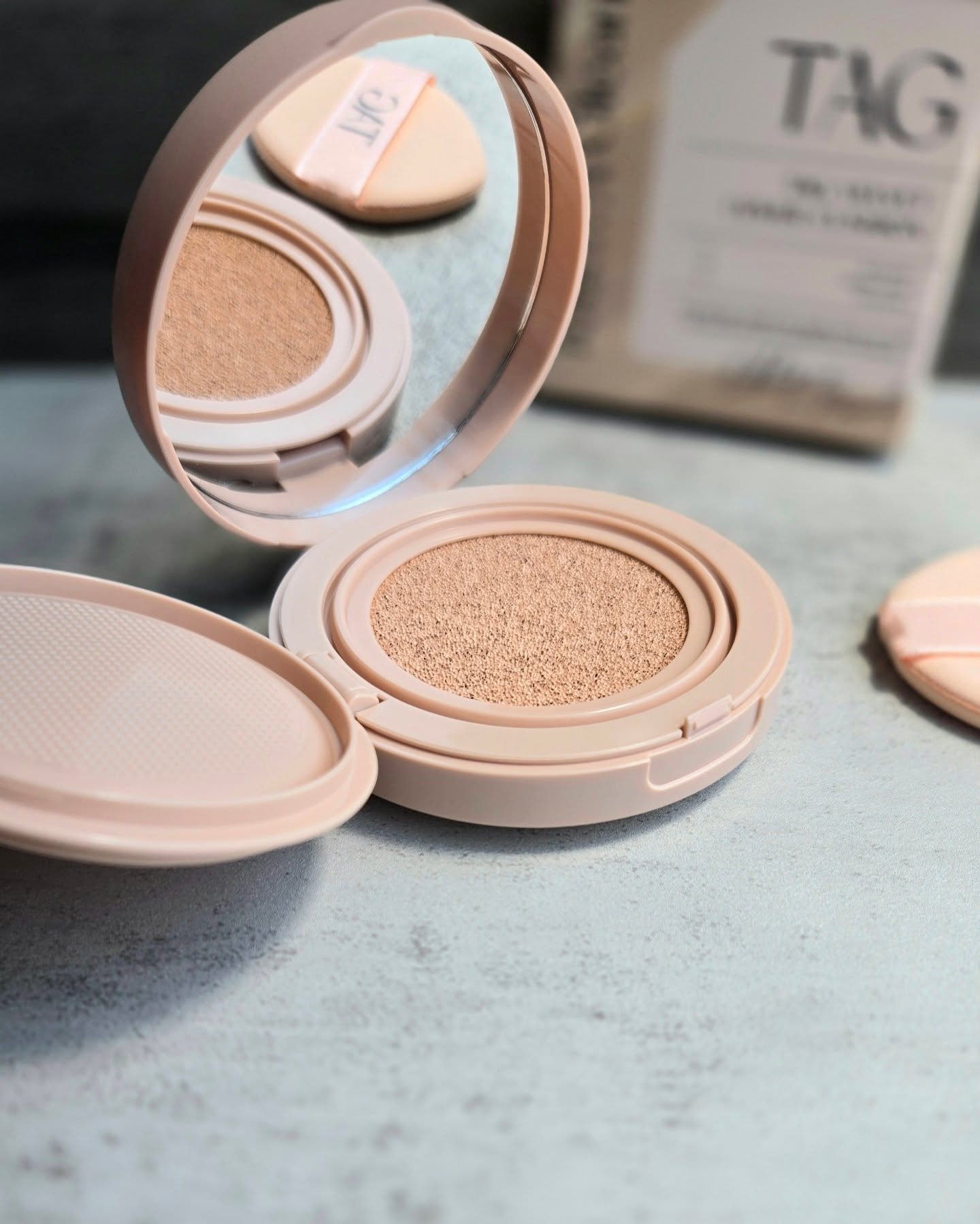 ベルベットカバークッション/TAG/クッションファンデーションを使ったクチコミ（3枚目）