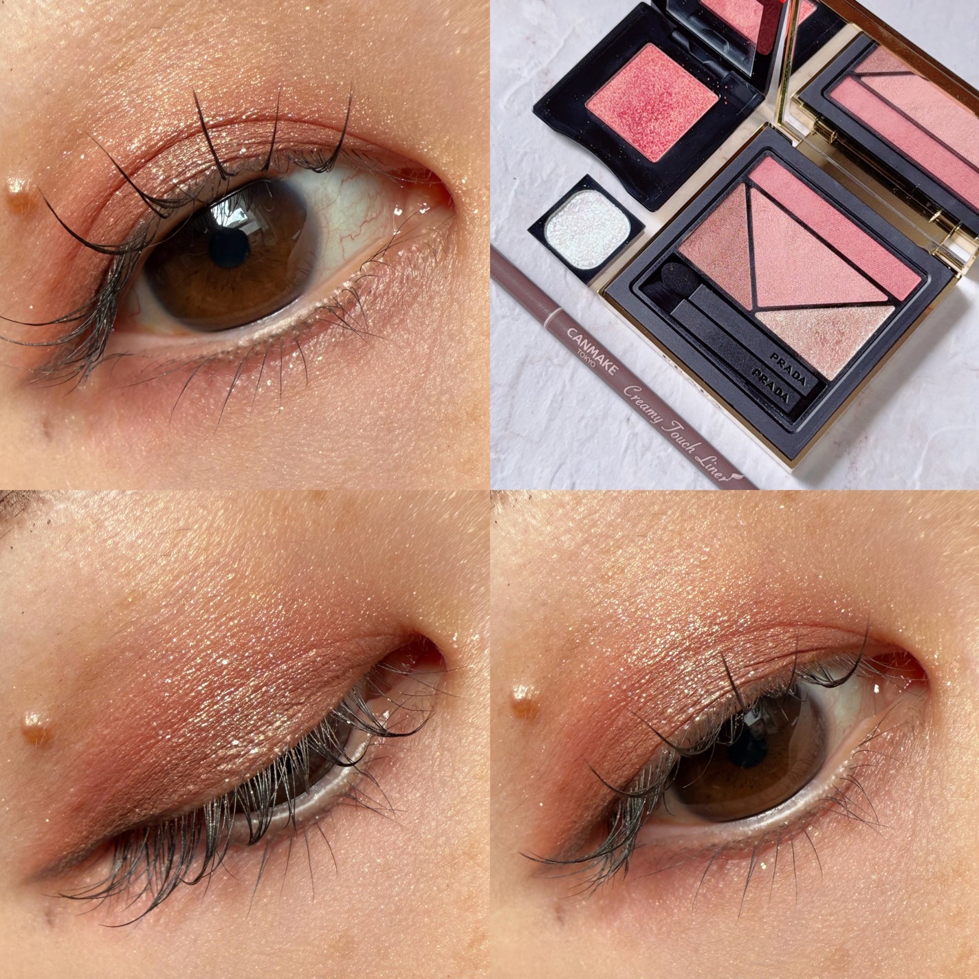 クリーミータッチライナー/キャンメイク/ジェルアイライナーを使ったクチコミ(4枚目)