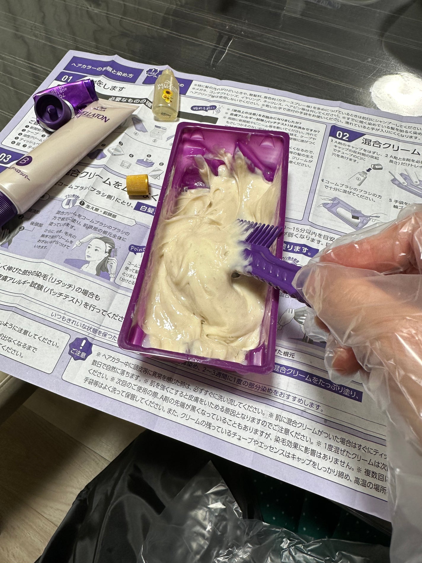 ウエラトーン ツープラスワン クリームタイプ/ウエラ/ヘアカラーを使ったクチコミ(4枚目)