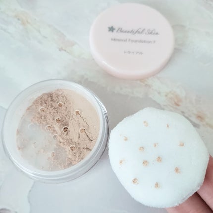 ミネラルファンデーション トライアルセット/ビューティフルスキン/トライアルキットを使ったクチコミ(4枚目)