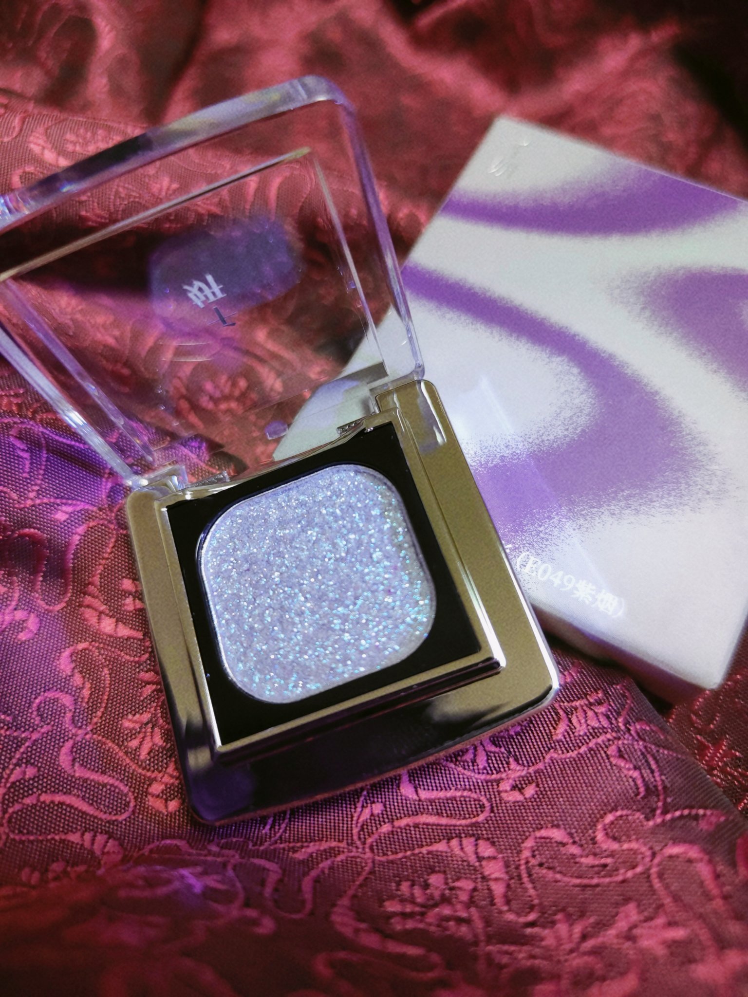 Sサイズアイシャドウブロック マグネット式カスタムパレット/CHEERYEP/単色アイシャドウを使ったクチコミ（2枚目）