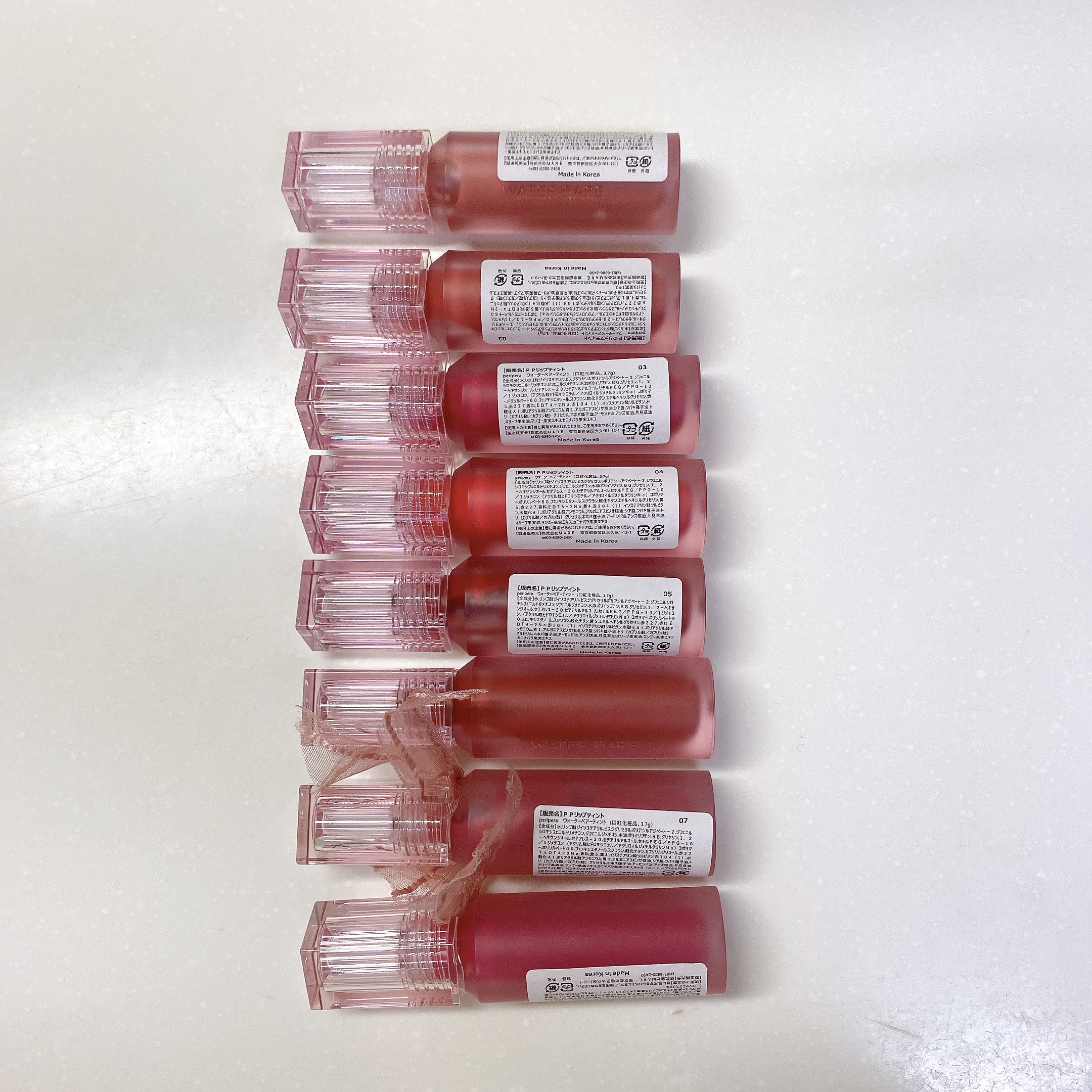 ウォーター ベアー ティント/PERIPERA/リップティントを使ったクチコミ（3枚目）