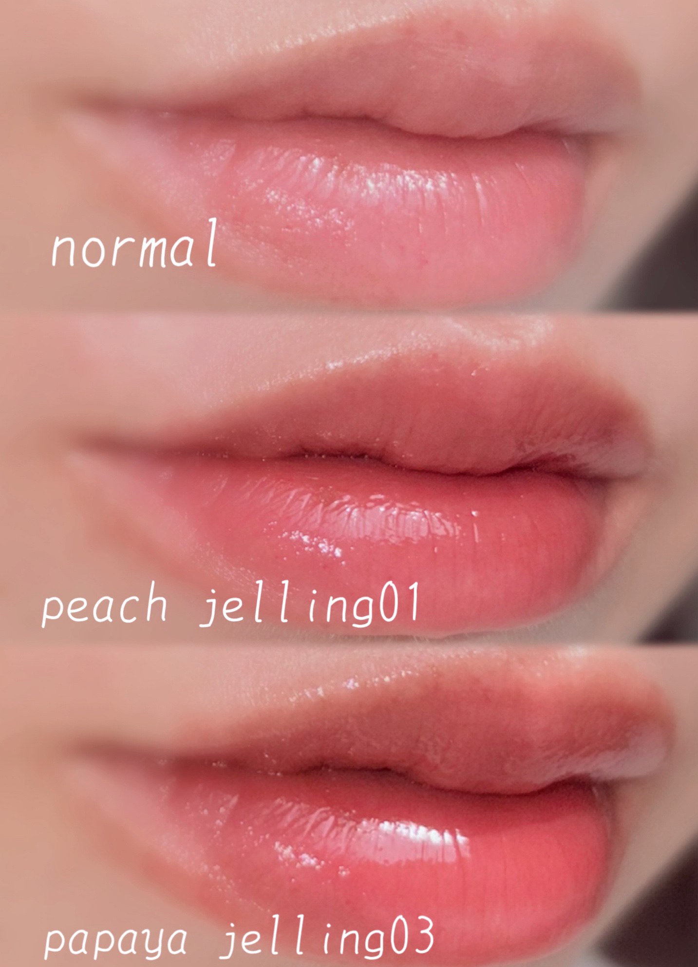 ハートゼリングティント/YNM/リップティントを使ったクチコミ（3枚目）