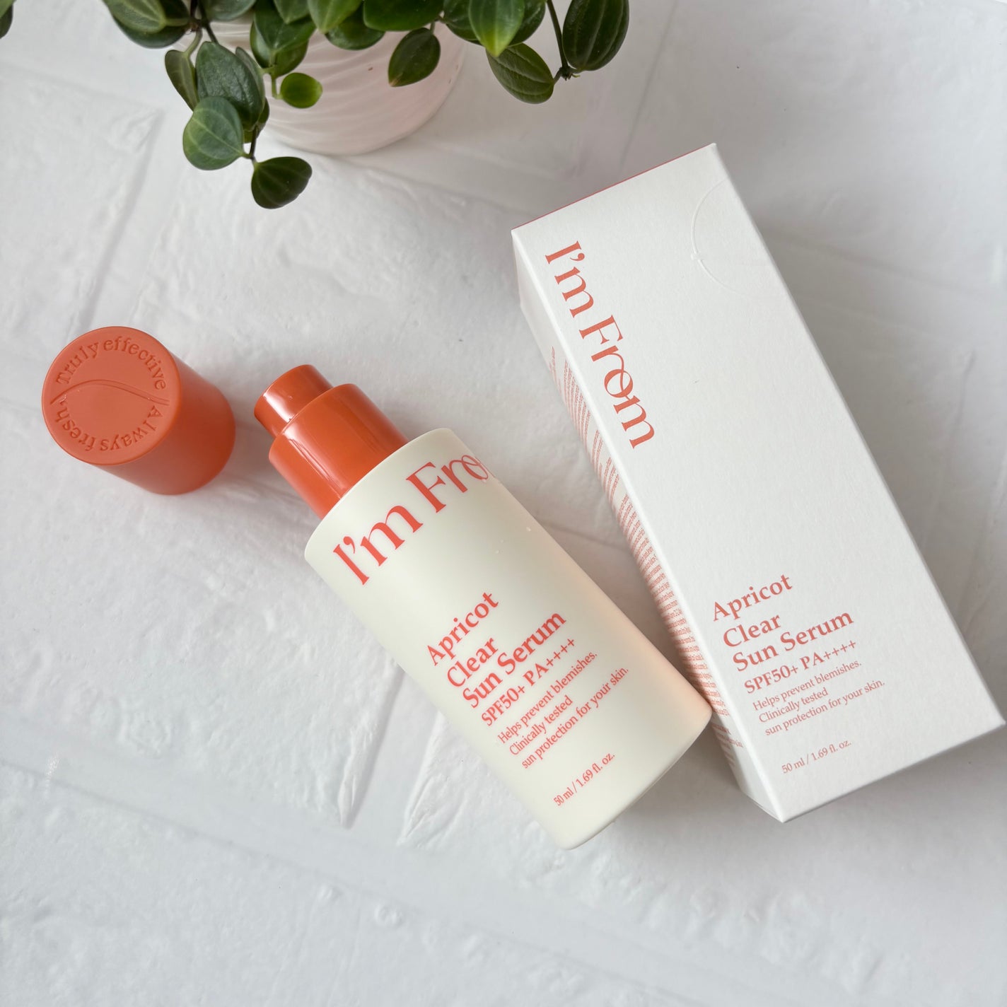 アプリコットクリアサンセラム/I'm from/日焼け止めローションを使ったクチコミ(2枚目)