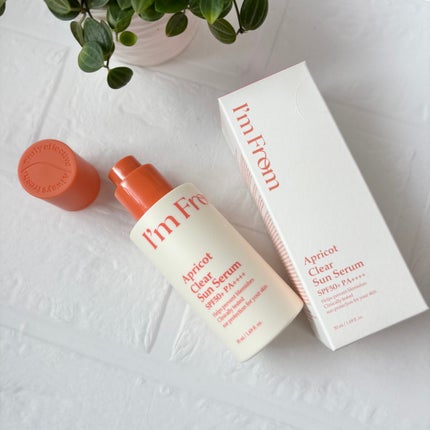 アプリコットクリアサンセラム/I'm from/日焼け止めローションを使ったクチコミ(2枚目)