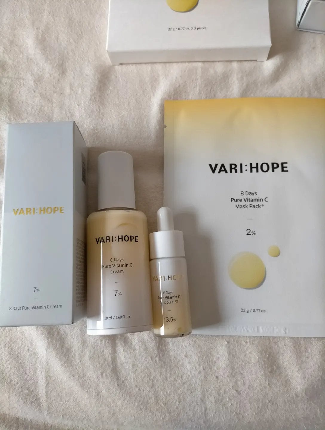 8デイズピュアビタミンCアンプル/VARI:HOPE/美容液を使ったクチコミ(2枚目)