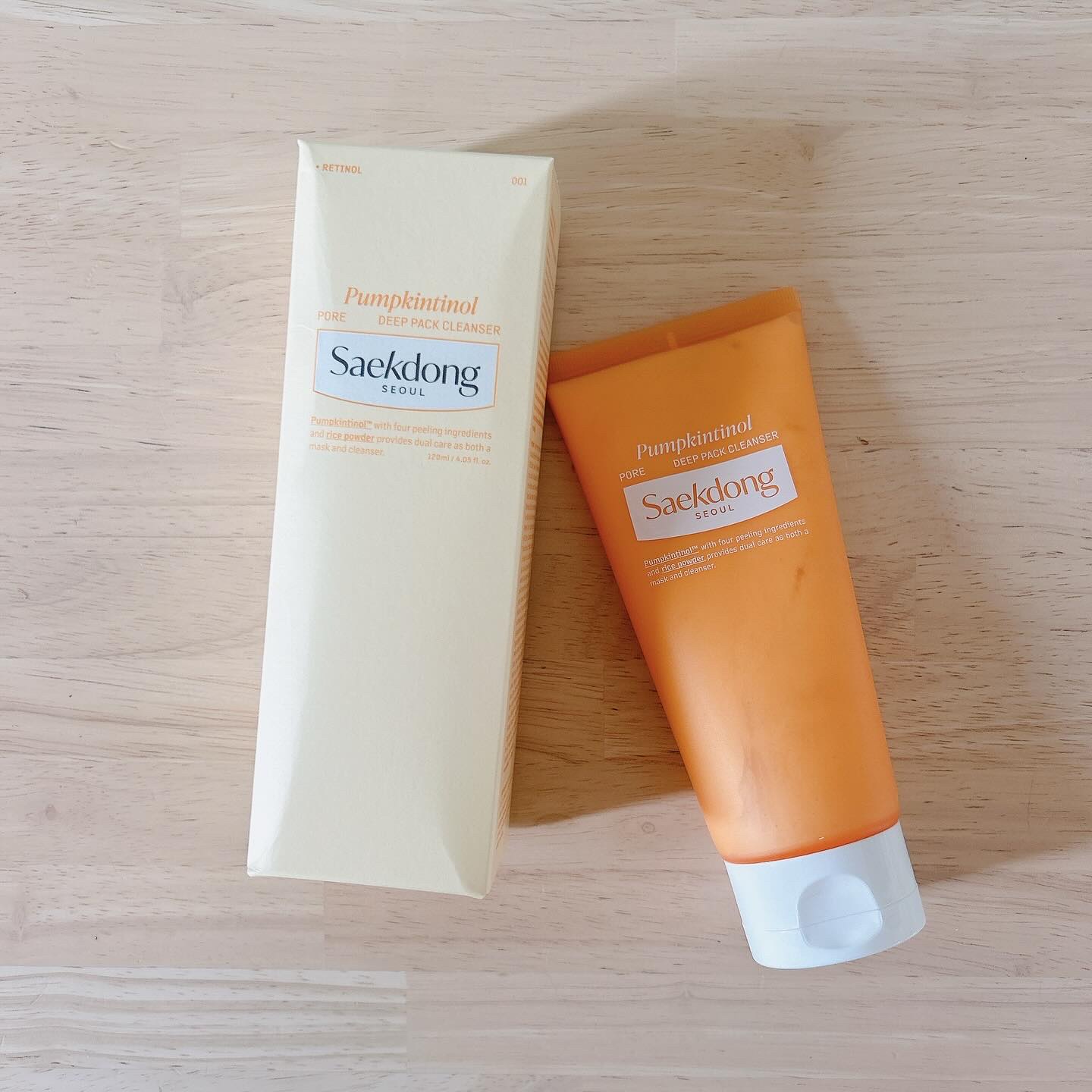 PUMPKINTINOL パッククレンザー/Saekdong SEOUL/洗顔フォームを使ったクチコミ（1枚目）