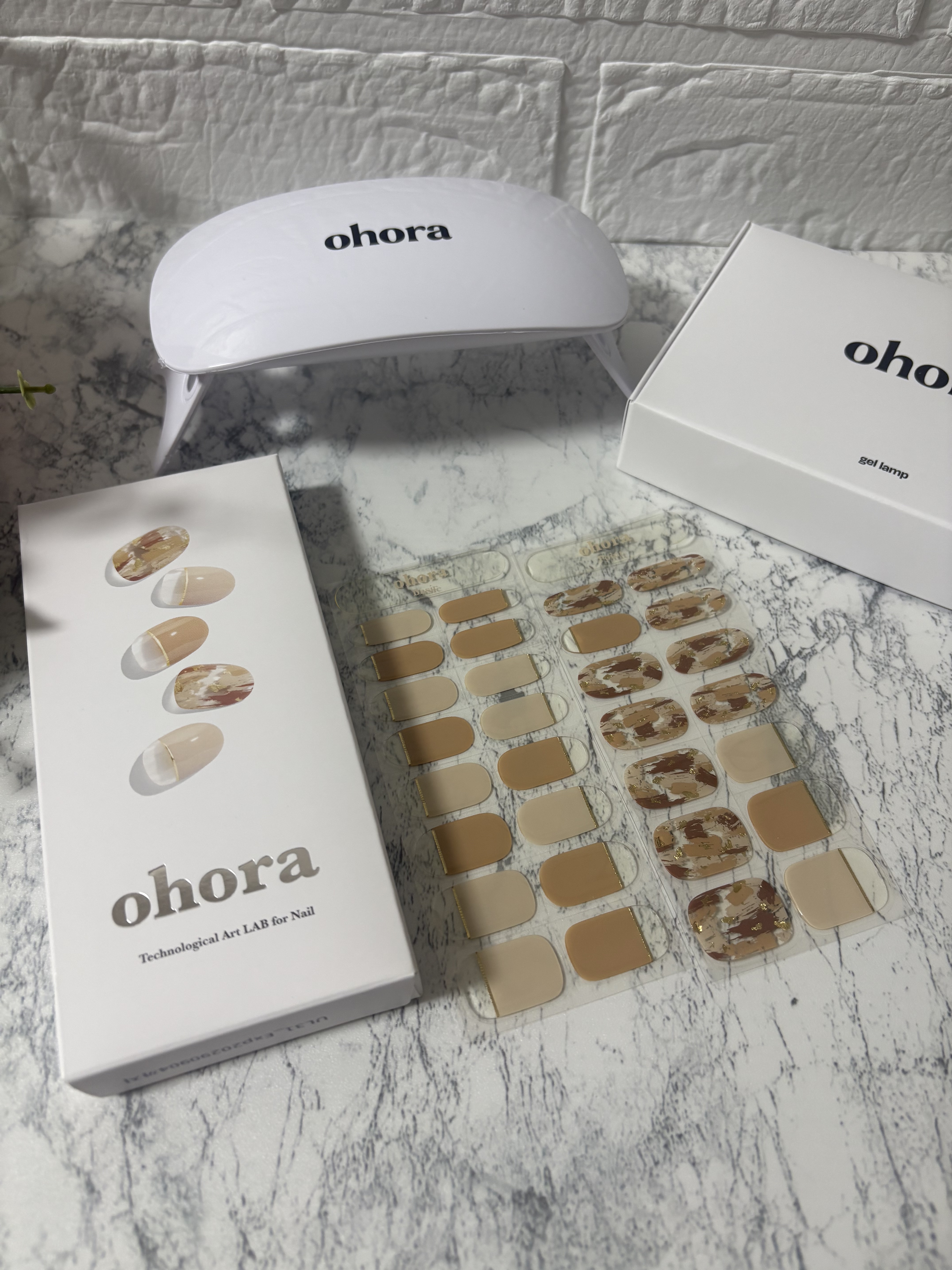 セミキュアジェルネイル（ハンド）/ohora/ネイルシールを使ったクチコミ（1枚目）