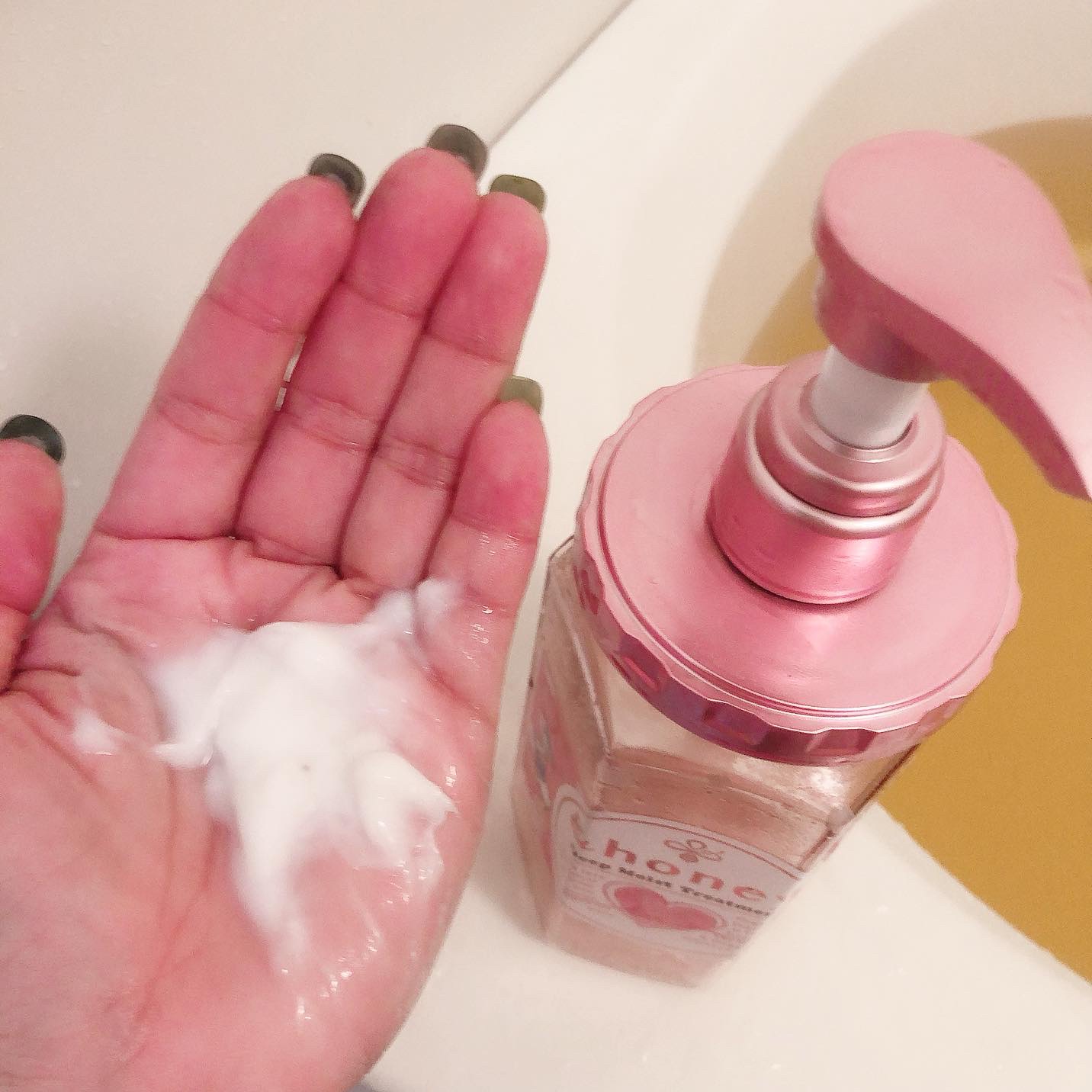 ディープモイスト シャンプー1.0／ヘアトリートメント2.0/&honey/市販シャンプーを使ったクチコミ（2枚目）