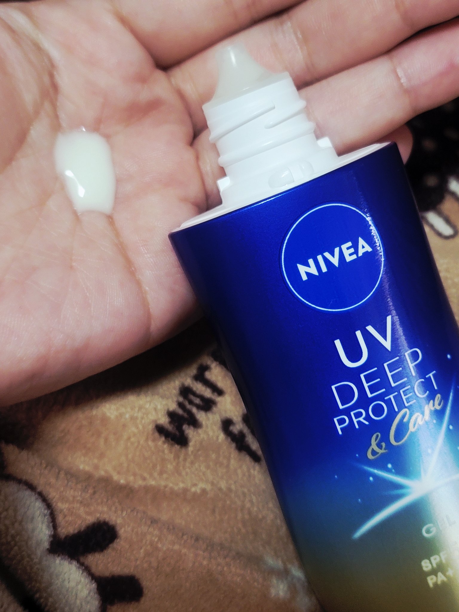 ニベアUV ディープ プロテクト＆ケア ジェル/ニベア/日焼け止めジェルを使ったクチコミ（1枚目）