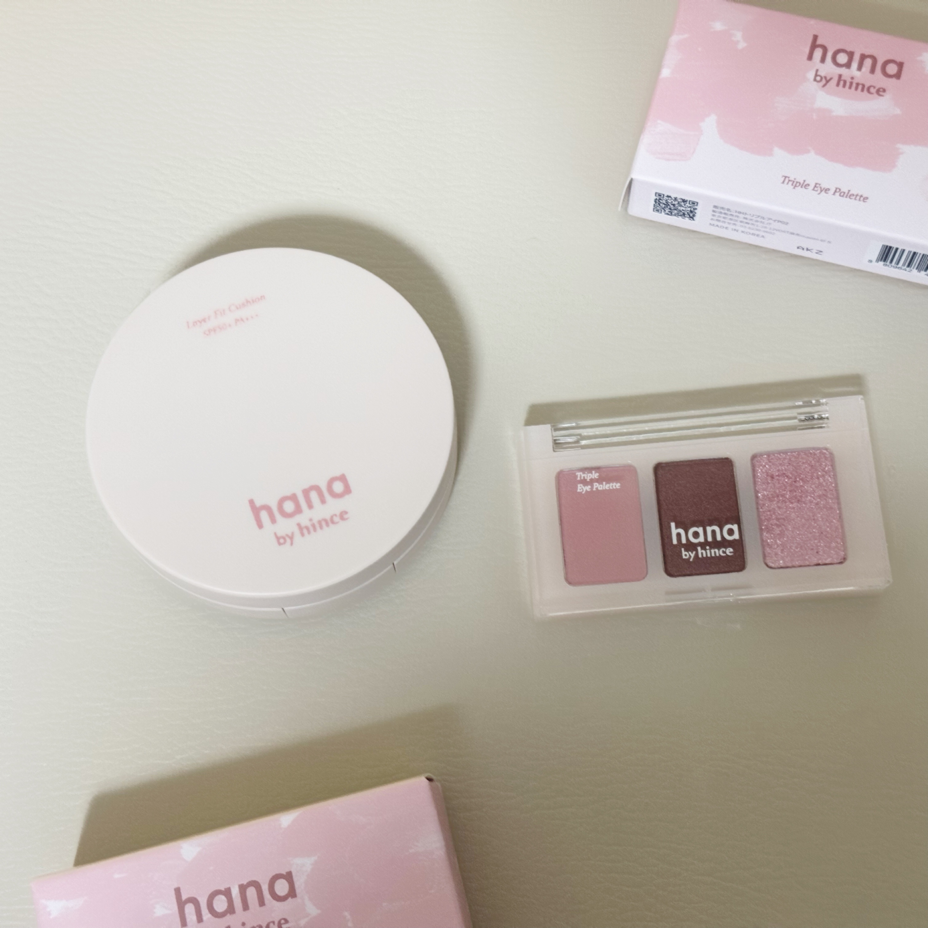 トリプルアイパレット/hana by hince/アイシャドウパレットを使ったクチコミ（1枚目）