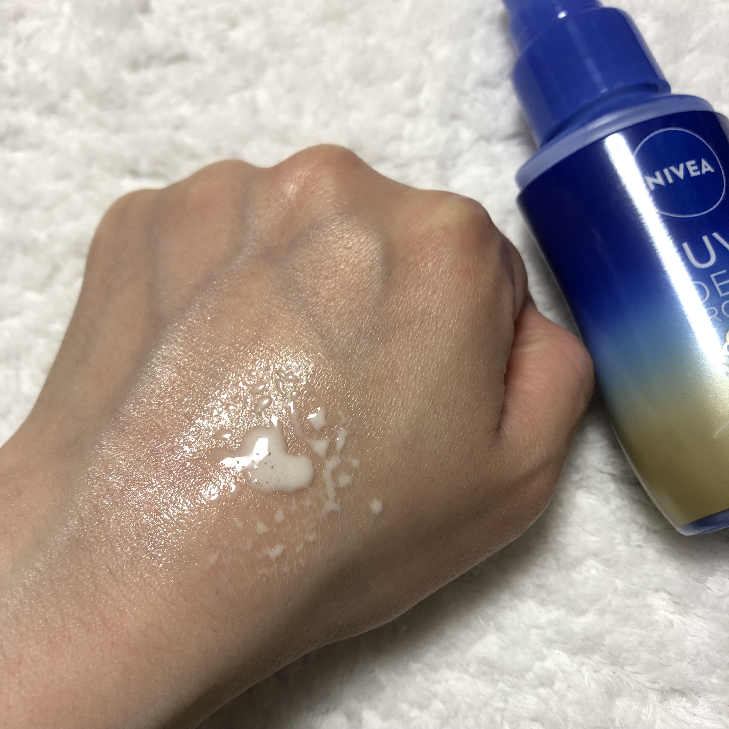 ニベアUV ディーププロテクト＆ケア ミルクミスト/ニベア/日焼け止めミスト・スプレーを使ったクチコミ（1枚目）