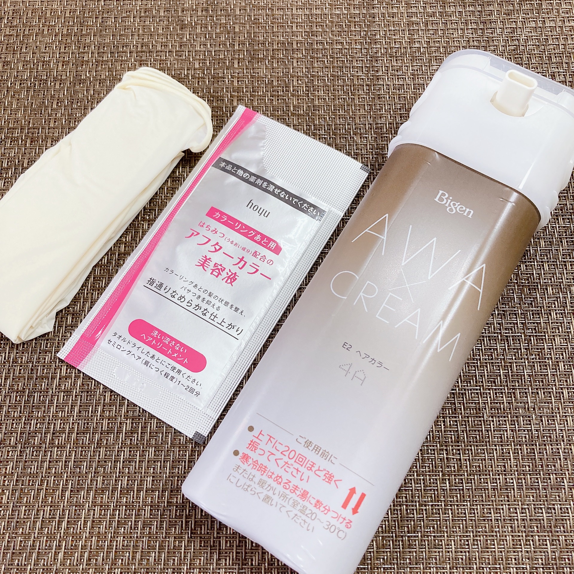 泡クリームカラー/ビゲン/ヘアカラーを使ったクチコミ（2枚目）