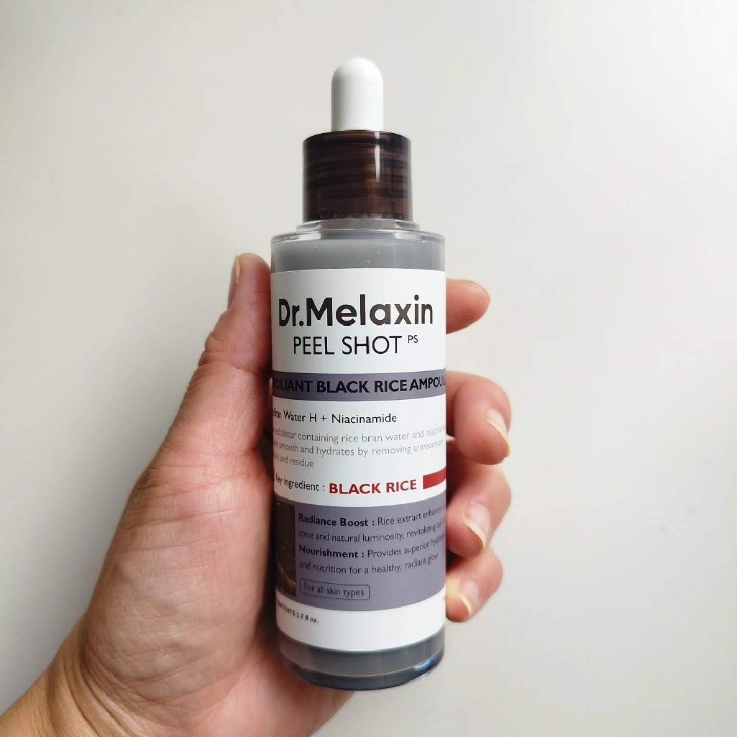 白米ピールショットゴマージュアンプル/Dr.Melaxin/美容液を使ったクチコミ（2枚目）