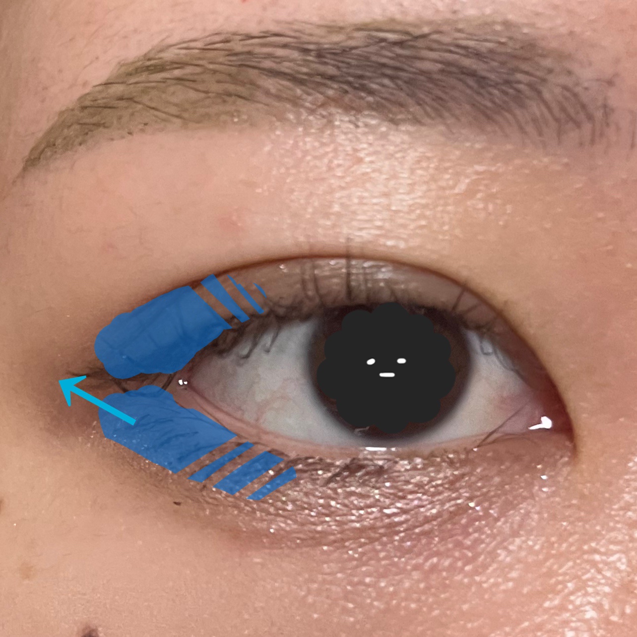 クリーミータッチライナー/キャンメイク/ジェルアイライナーを使ったクチコミ（3枚目）