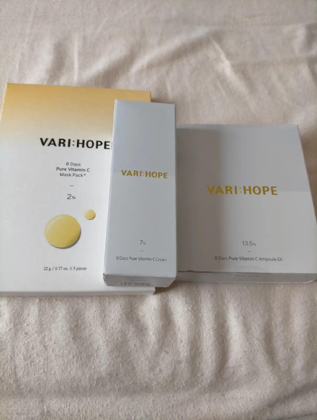 ８デイズピュアビタミンCアンプル/VARI:HOPE/美容液を使ったクチコミ（1枚目）
