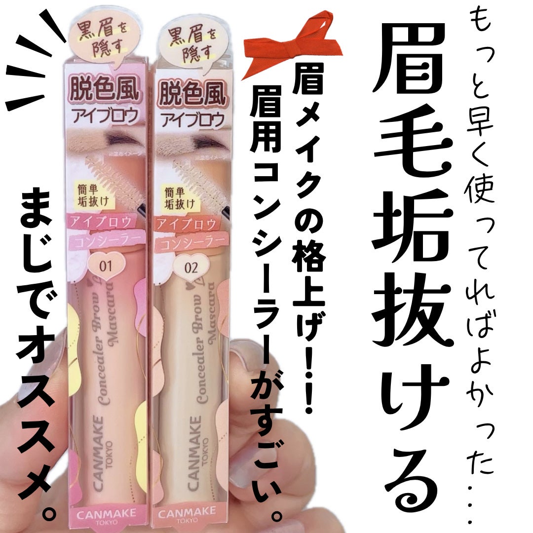 コンシーラーブロウマスカラ/キャンメイク/その他アイブロウを使ったクチコミ(1枚目)