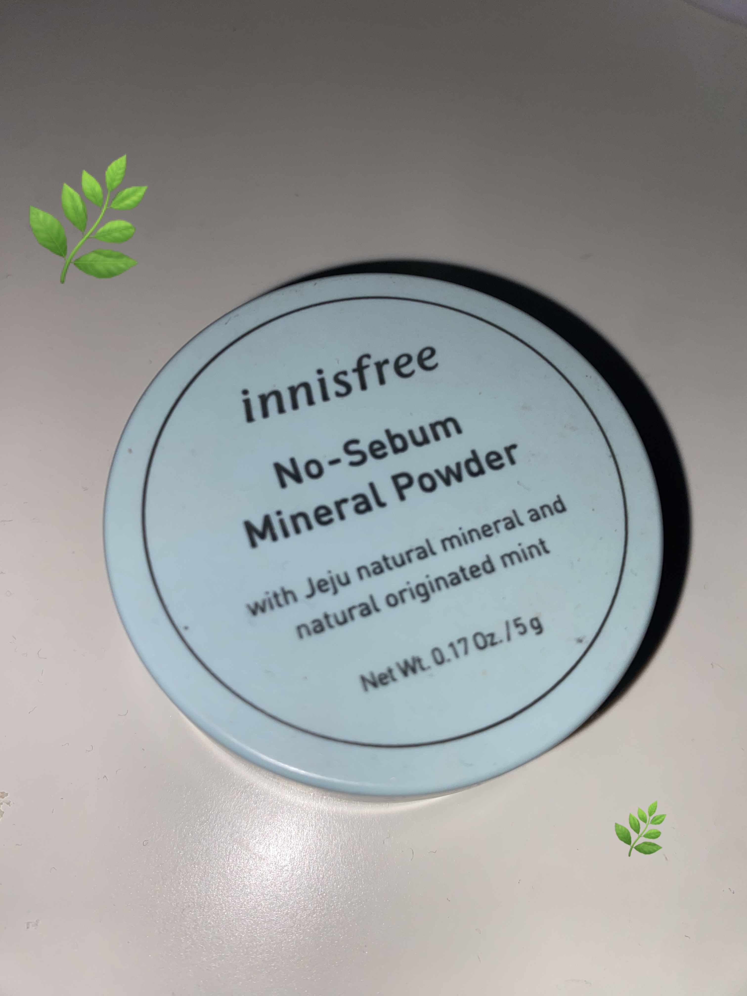 ノーセバム ミネラルパウダー/innisfree/ルースパウダーを使ったクチコミ（1枚目）