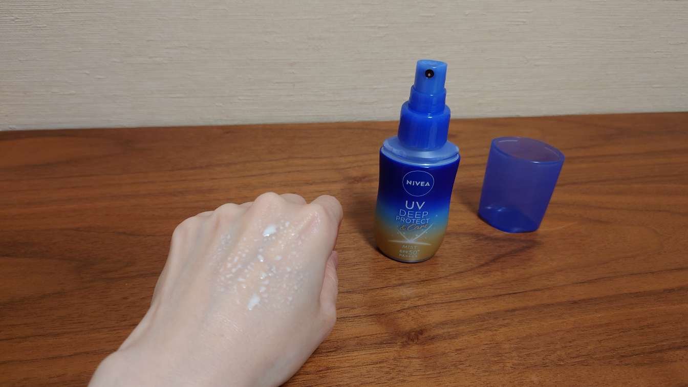 ニベアUV ディーププロテクト＆ケア ミルクミスト/ニベア/日焼け止めミスト・スプレーを使ったクチコミ（2枚目）