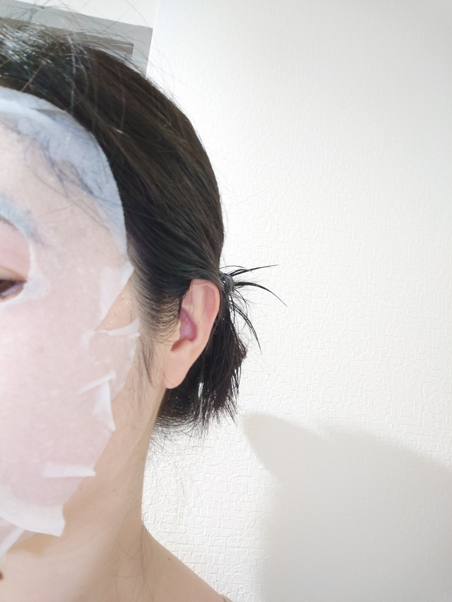 オーラショットフェイシャルマスク（ハリツヤタイプ）/ドウシシャ/シートマスク・パックを使ったクチコミ（3枚目）