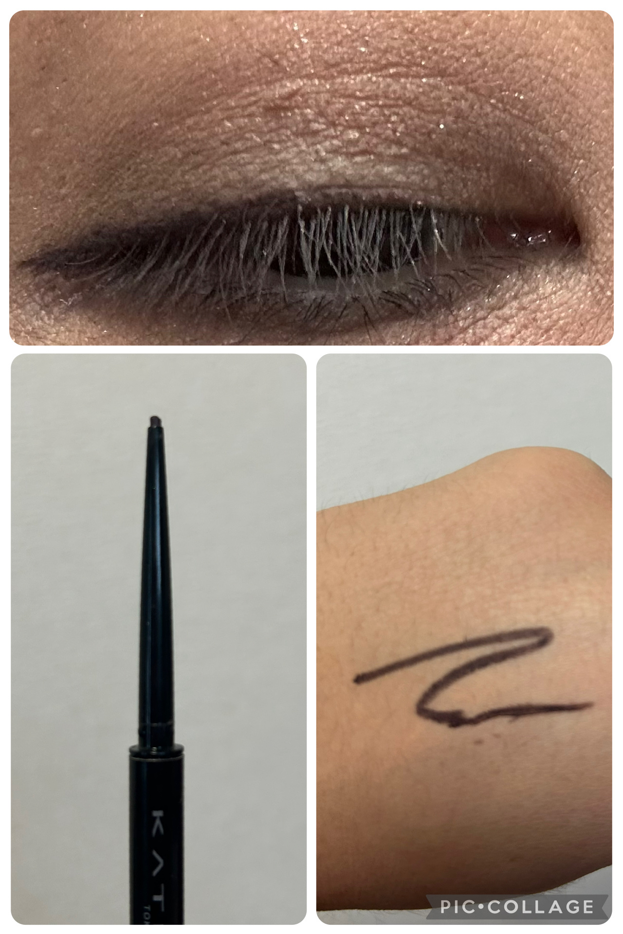 ケイト レアフィットジェルペンシルN BR-6 モーブブラウン/KATE/ジェルアイライナーを使ったクチコミ（1枚目）